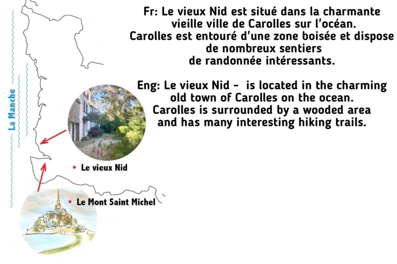 "Le Vieux Nid" Villa Carolles Kültér fotó